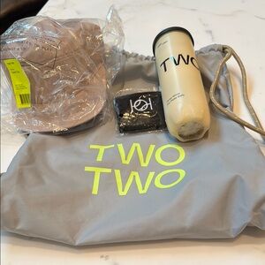 TWO TWO Gray Bag with Accessories